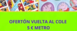 TELAS A 5 € METRO 